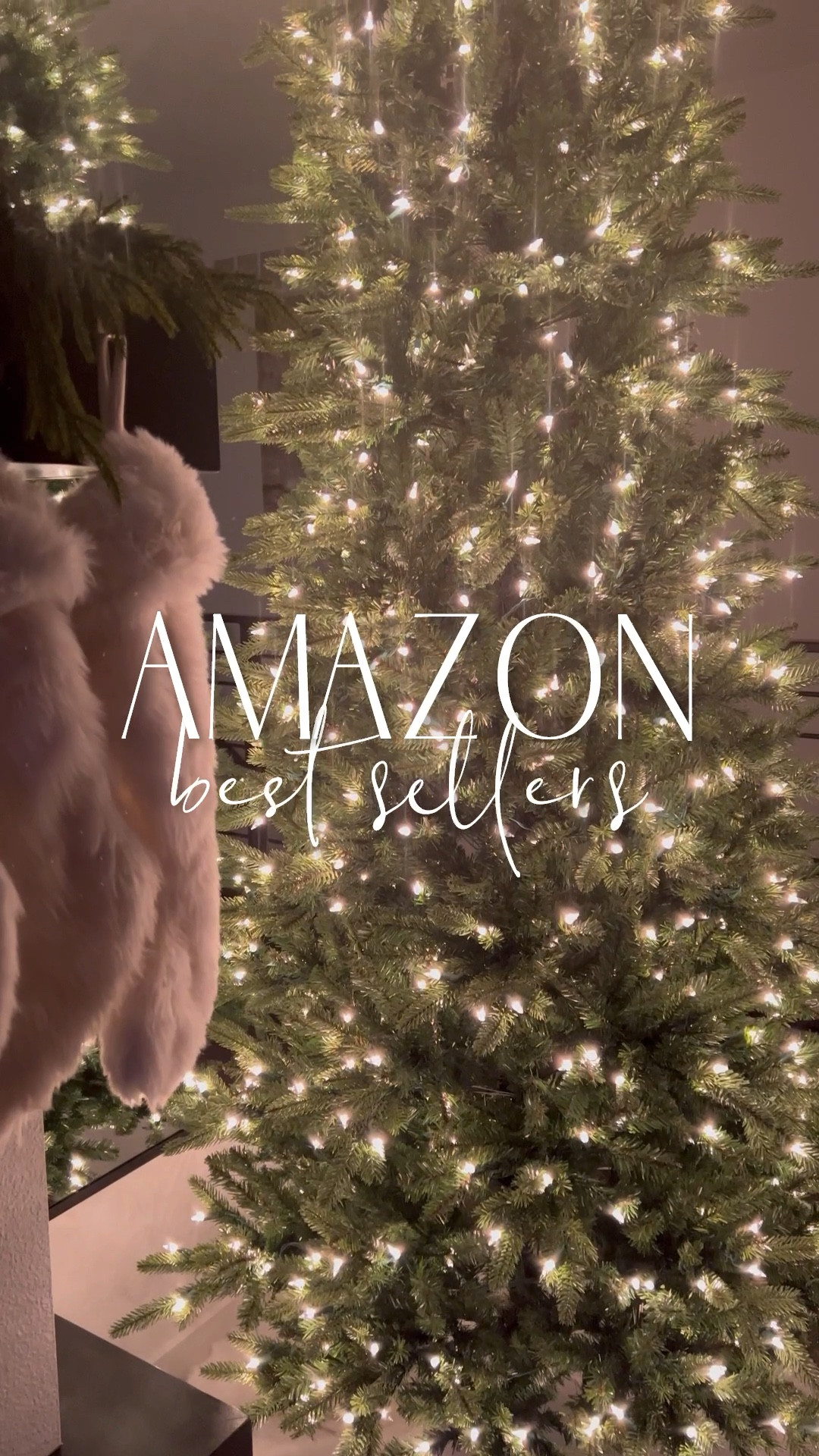 Last Months Amazon best sellers are this stunning flocked twinkle tree, these organization bins for under my sink,  my drill free towel holder, great for kitchens and bathrooms, my super powerful yet light weight cordless vacuum and lastly these amazing pillow inserts — size up for a fuller look.

#LTKhome #LTKfindsunder50 #LTKVideo