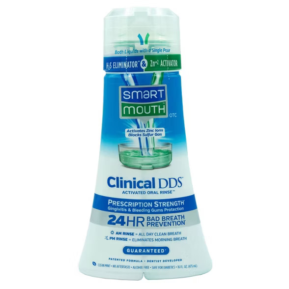 Smart Mouth Advanced Clinical Formula Fresh Mint Activated Mouthwash - 16oz. | Target