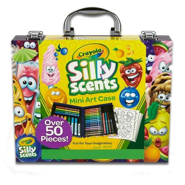 Crayola Silly Scents Mini Inspiration Art Case Coloring Kit, Gift for Kids Ages 3+ - Walmart.com | Walmart (US)