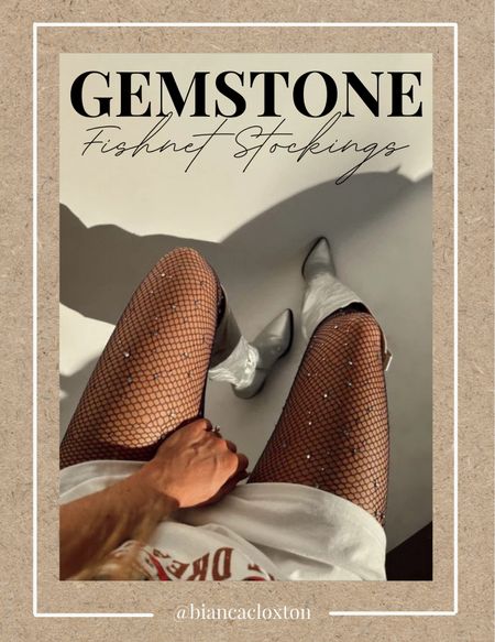 Gemstone Fishnet Stockings 🖤

Trending, sparkle tights, hose, concert outfit, festival 


#LTKFind #LTKstyletip #LTKunder50