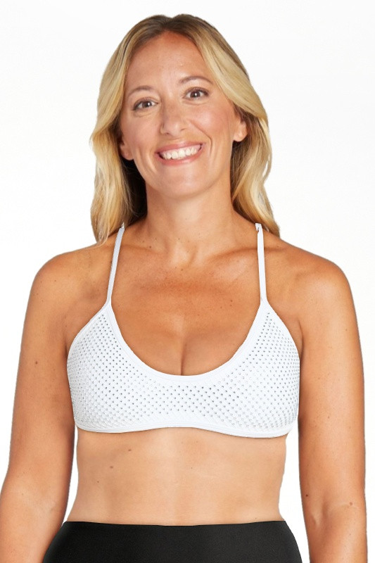 No Boundaries Faux Rhinestone Bralette Bikini Top, Women’s XXS-XXL | Walmart (US)