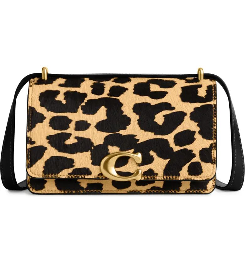 COACH Bandit Leopard Print Genuine Calf Hair & Leather Convertible Crossbody Bag | Nordstrom | Nordstrom