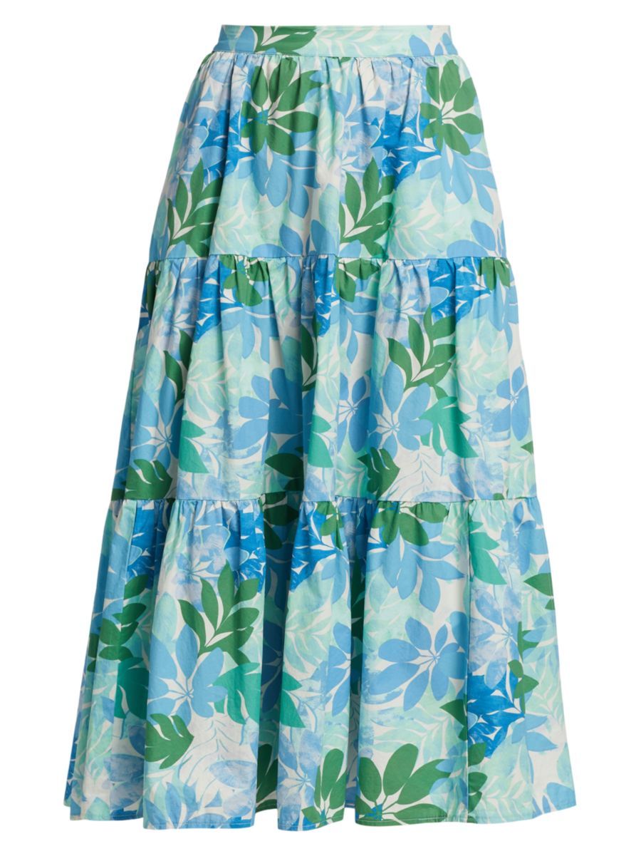 Angeline Tiered Maxi Skirt | Saks Fifth Avenue