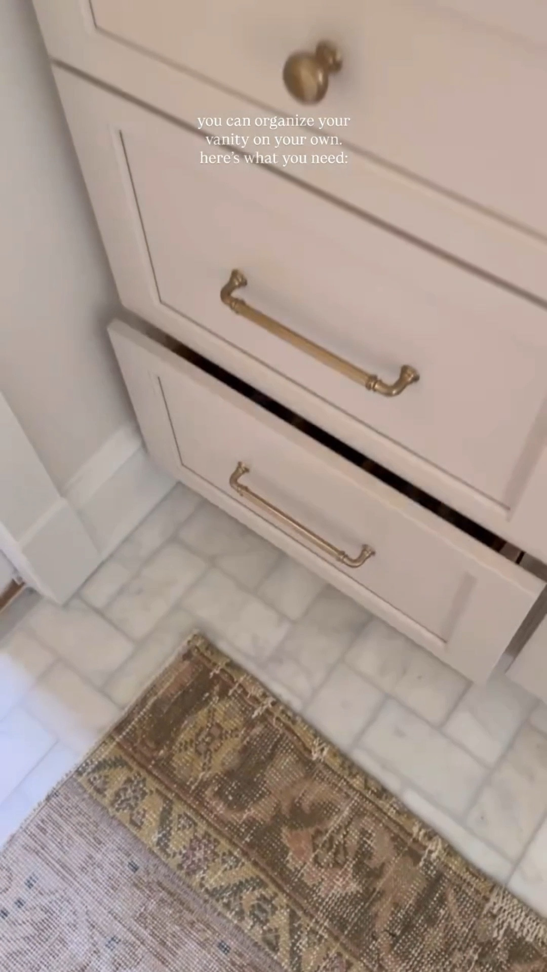 3 years ago, I got a variety of organizers that provided a custom fit approach to accommodate all of our needs in our primary bath. It has grown perfectly with us. Get the full details and links: comment ORG

#bathroomvanity #bathroomorganization #drawerorganization #homeorganizing #amazonhome