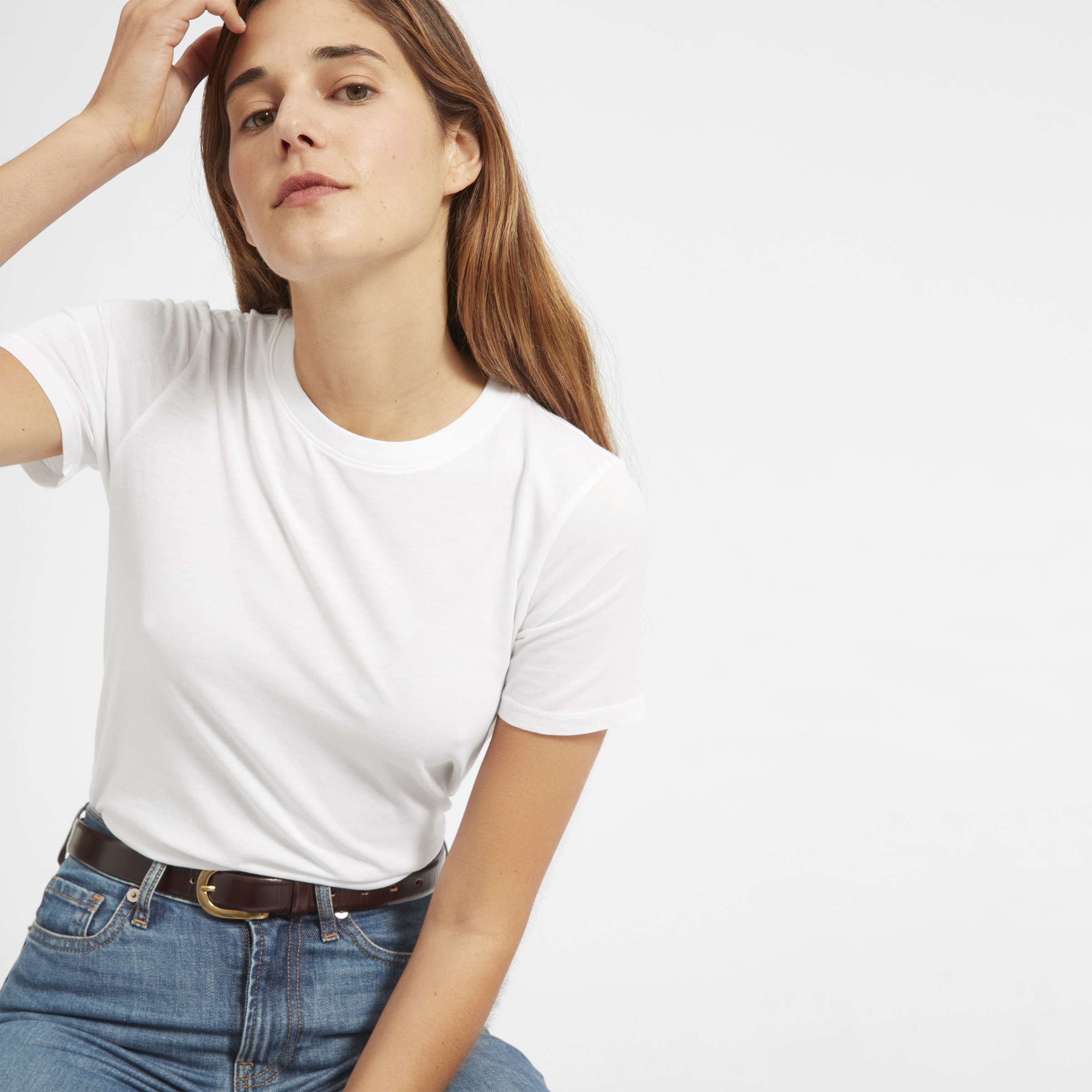 HomeWomenTeesThe Cotton CrewThe Cotton Crewcomfy, cute, high qualityLove!Great t-shirt!Best fitting  | Everlane