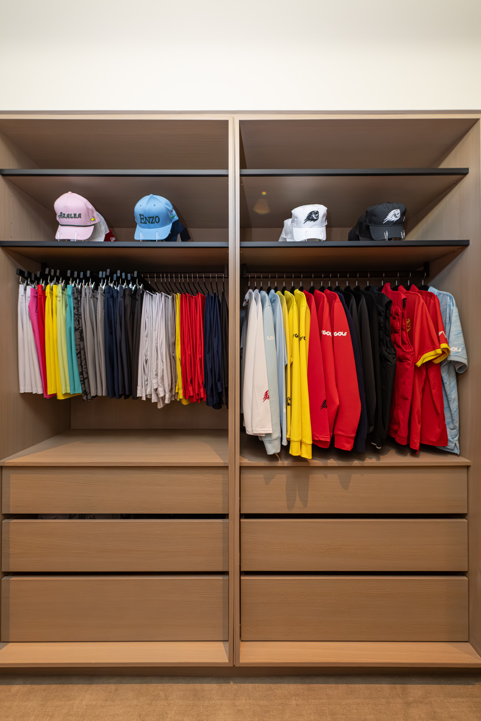 It’s Masters Week! Revisiting Sergio Garcia’s timeless closet. 

A life in constant motion demands structure that moves just as seamlessly. 

For @thesergiogarcia, the calendar is layered — tournaments, appearances, time between properties, and meaningful moments at home with his family in between. The pace is steady. The expectations high.

Home is his base. ✨

His closet was designed to reflect that rhythm — defined categories, streamlined golf attire, consolidated travel essentials, and accessories intentionally displayed. Nothing excessive. Nothing competing for attention. Every element placed with clarity and purpose.

Thoughtfully designed by the Graceful Spaces team to support performance, precision, and the quiet confidence of a space that simply works.


#sergiogarcia #closetorganization #luxuryhomes #austin #golflifestyle

#LTKHome