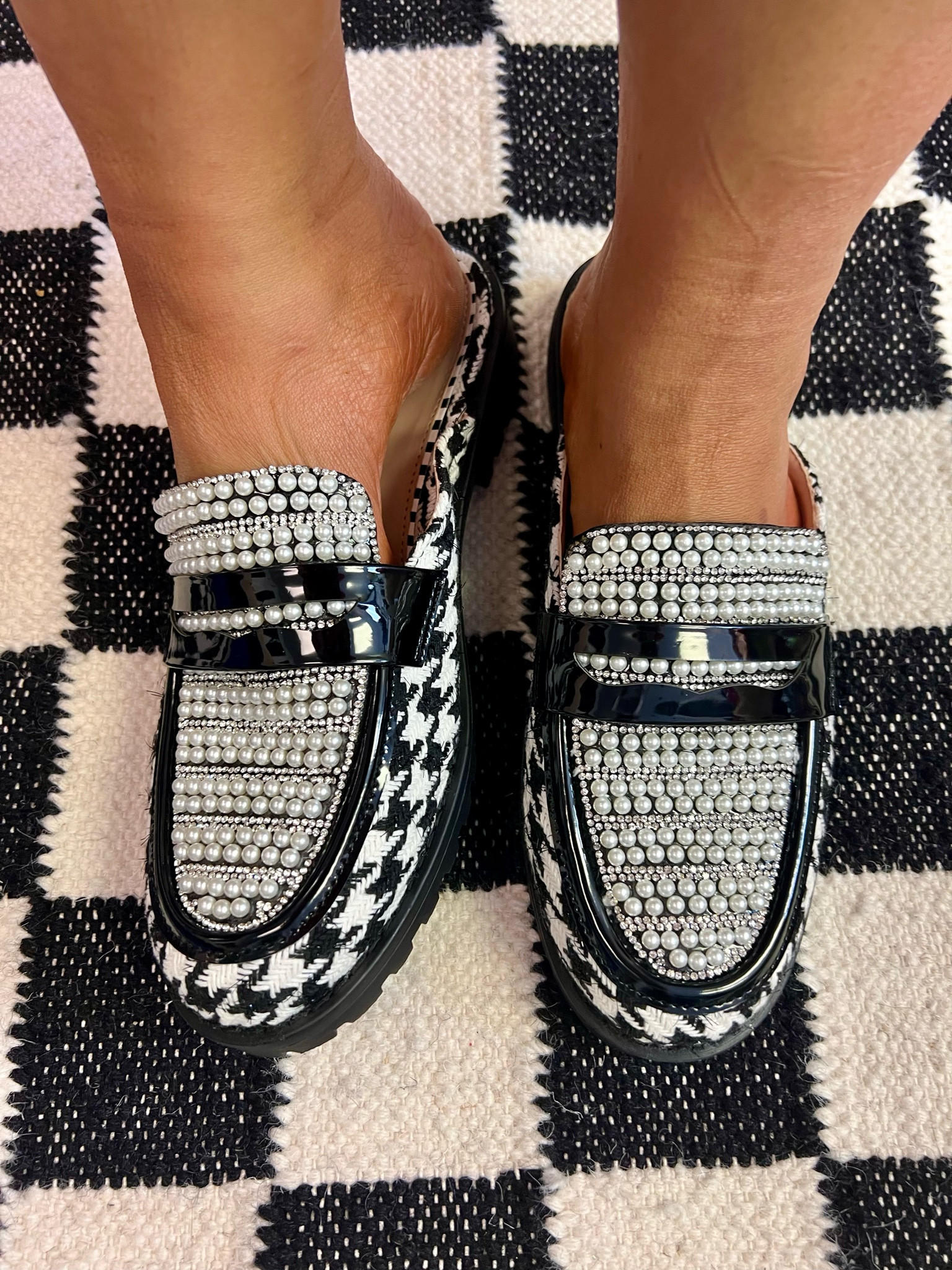 Pearl Embellished Houndstooth Loafer Mules •• Ty’s 

#loafers #loafer  How to style loafers, platform loafers, lug loafers, penny loafers, what to wear with loafers, fall loafers, black loafers, shiny loafers, how to wear loafers, loafers stylish, stylish loafers, loafer style, loafers style, loafers fashion, loafers outfit, outfit with loafers, loafers ootd, casual loafers outfit, workwear loafers outfit #workwear #work #outfit #workwearoutfit #workwearstyle #workwearfashion #workwearinspo #workoutfit #workstyle #workoutfitinspo #workoutfitinspiration #worklook #workfashion #officelook #office #officeoutfit #officeoutfitinspo #officeoutfitinspiration #officestyle #workstyle #workfashion #officefashion #inspo #inspiration #slacks #trousers #professional #professionalstyle #professionaloutfit #professionaloutfitinspo #professionaloutfitinspiration #professionalfashion #professionallook #dresspants #black #blacklook #blackoutfit #outfitwithblack #lookswithblack #blackoutfitinspo #blackoutfitinspiration #looksfeaturingblack 


#LTKfindsunder100 #LTKshoecrush #LTKworkwear