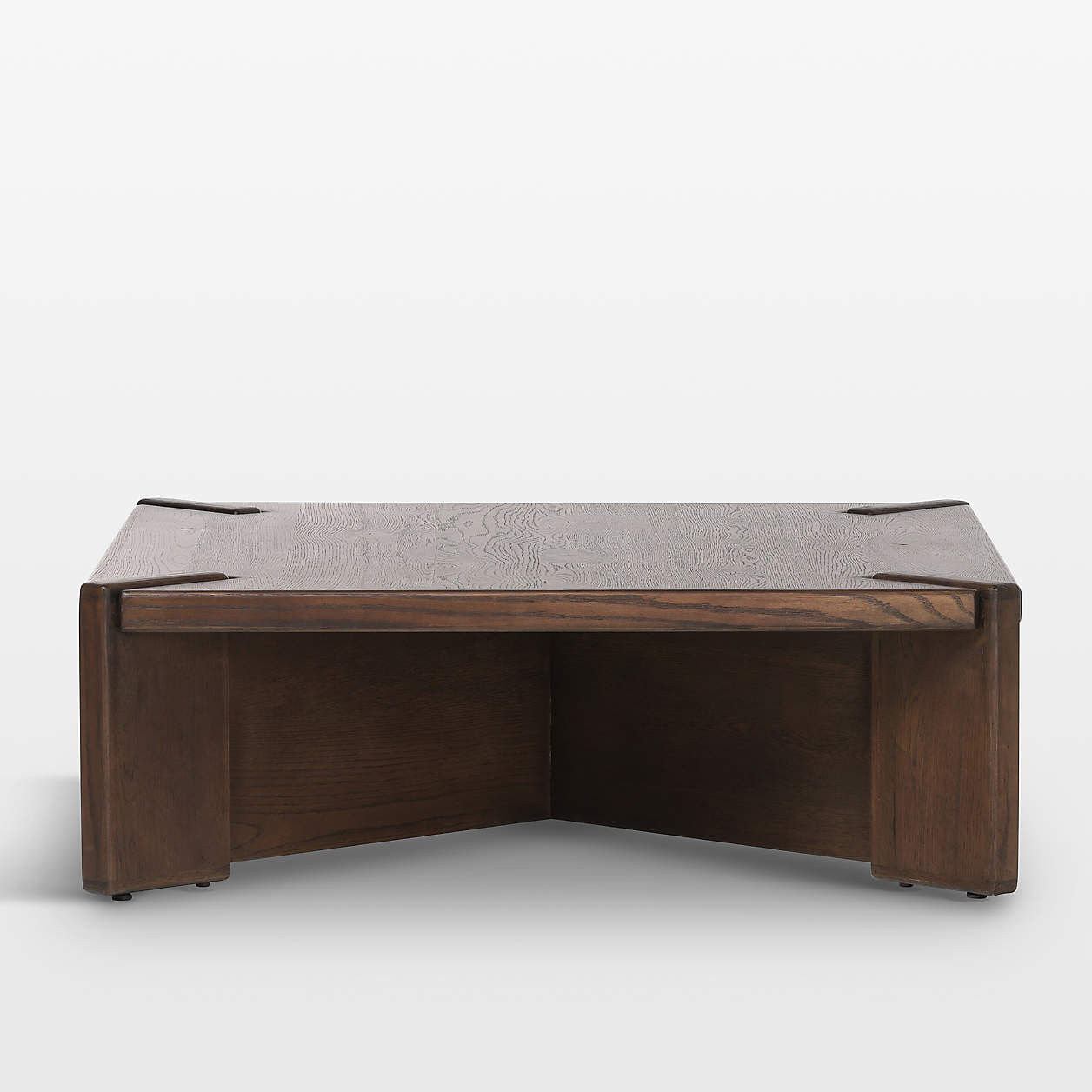 Nova Tobacco Oak 48" Square Coffee Table | Crate & Barrel | Crate & Barrel