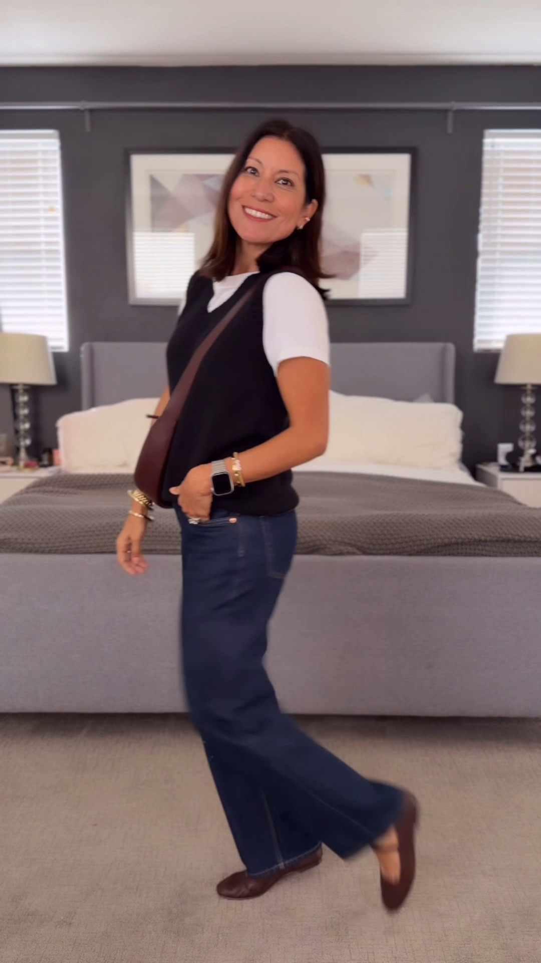 Could this be my sweater vest era? 

Jeans Gap size 25 
Vest size small 
Shoes tts 

#LTKHoliday #LTKootd #LTKgrwm