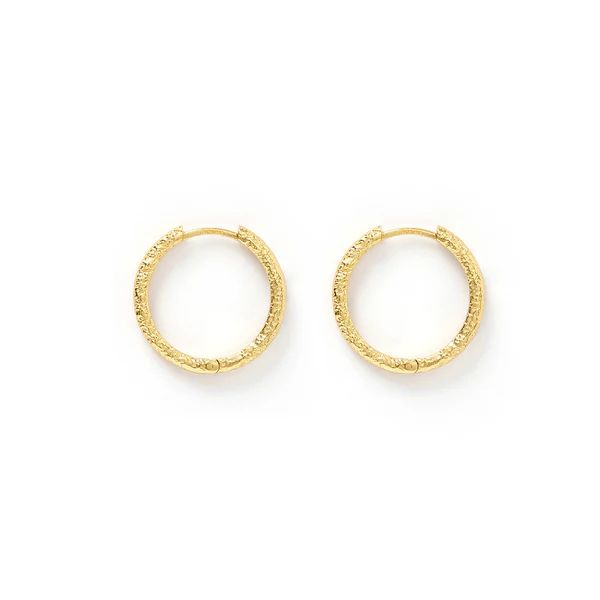 Arabella Gold Hoop Earrings | Arms Of Eve