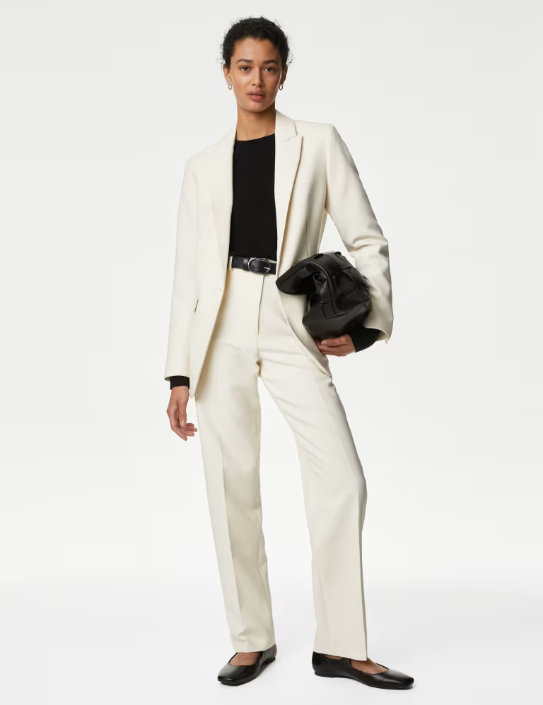 Straight Leg Trousers | Marks & Spencer (UK)