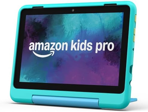 New Amazon Fire HD 8 Kids Pro tablet, ages 6-12. Bright 8" HD screen, includes ad-free content, p... | Amazon (US)