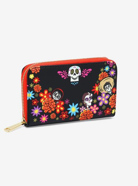 Loungefly Disney Pixar Coco Land of the Dead Family Small Zip Wallet - BoxLunch Exclusive | BoxLu... | BoxLunch