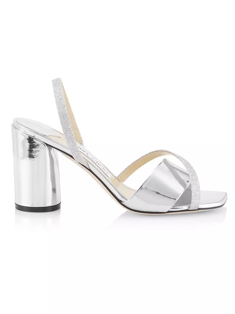 Plum 85MM Leather Slingback Sandals | Saks Fifth Avenue