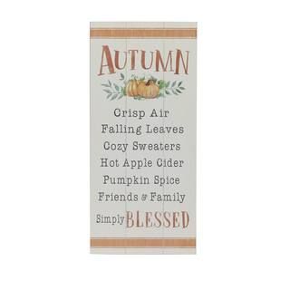 28" Autumn Phrase Wall Sign by Ashland® | Michaels Stores