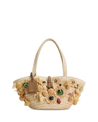 Dolce & Gabbana Embellished Straw Bag | Bloomingdale's Handbags | Bloomingdale's (AU)