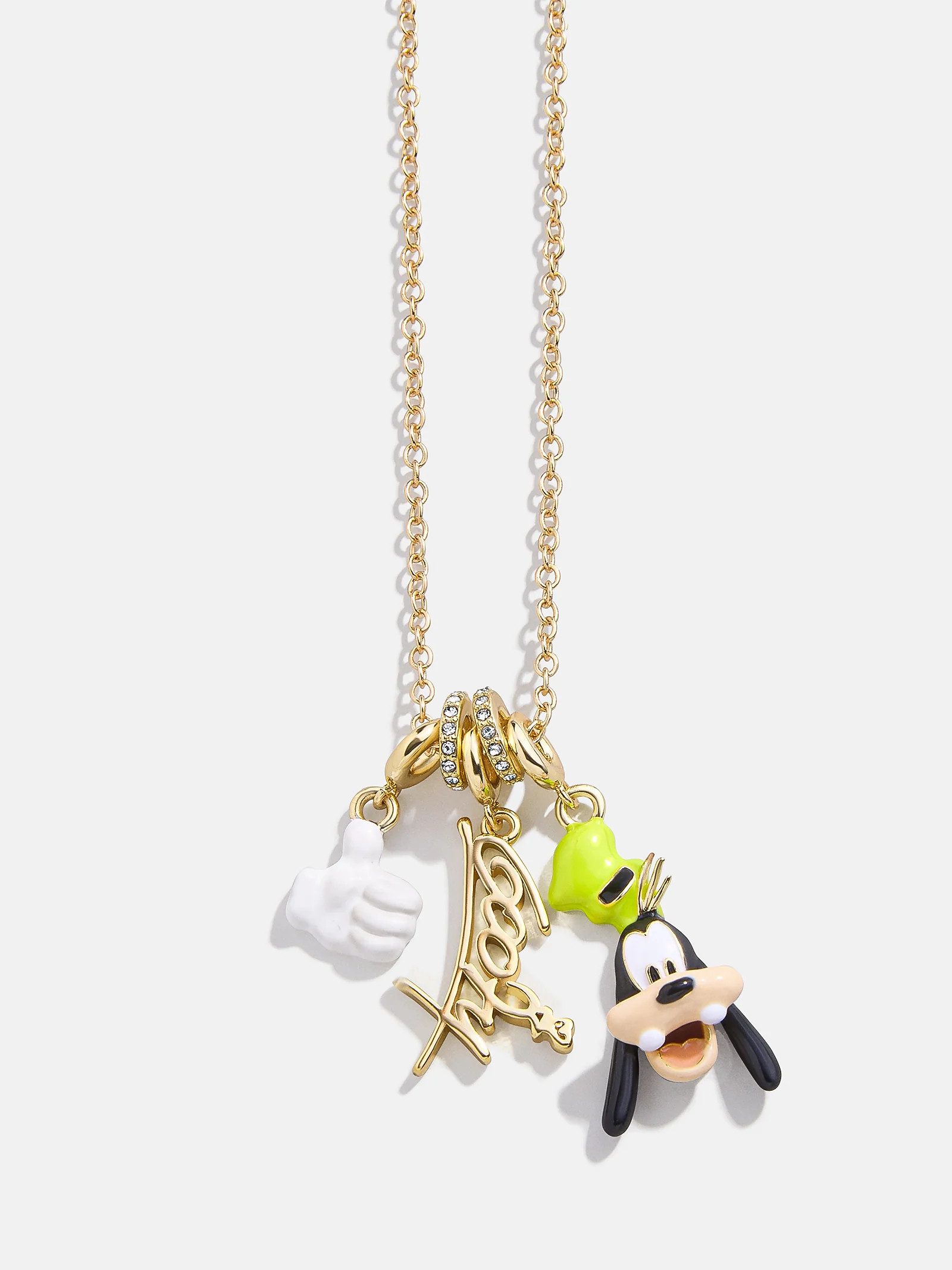 Disney Goofy Cluster Charm Necklace - Goofy | BaubleBar