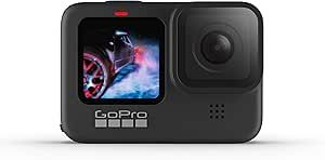 GoPro HERO9 Black - Waterproof Action Camera with Front LCD and Touch Rear Screens, 5K Ultra HD V... | Amazon (US)