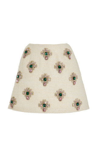 Stone-Embellished Mini Skirt | Moda Operandi (Global)