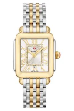 Deco Madison Mid Diamond Dial Watch Head, 29mm x 31mm | Nordstrom