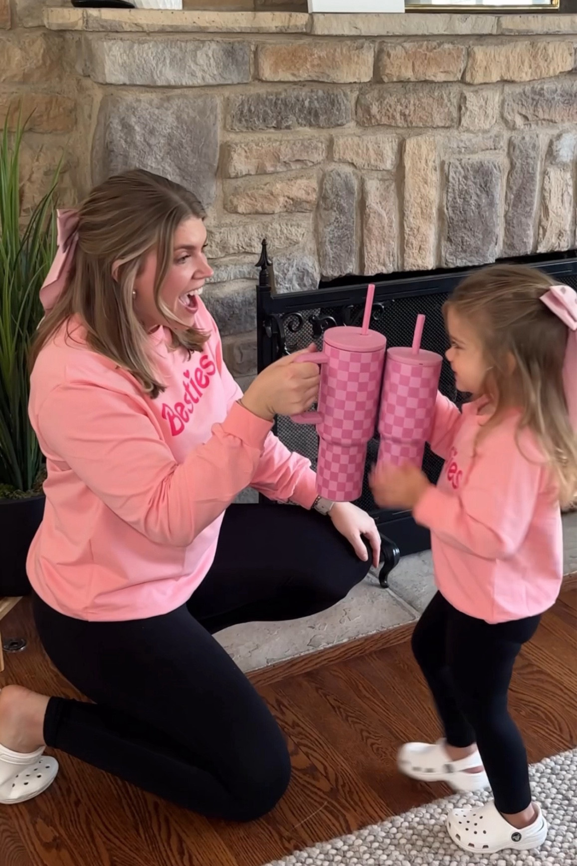 Matching mommy and me bestie sweatshirts + matching water bottles! These outfits are so cute and cozy for fall! 

Mom and daughter 
Fall outfit 
Fall sweatshirt 
Pink sweatshirt 
Simple modern 
Amazon fall fashion 
Crocs 
Matching crocs 

#LTKKids #LTKFamily #LTKFindsUnder50