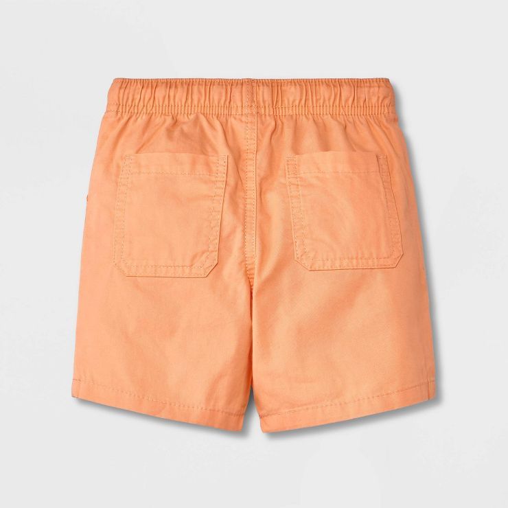 Toddler Boys' 2pk Pull-On Woven Shorts - Cat & Jack™ Peach Orange/Navy Blue | Target