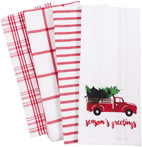 KAF Home Pantry - Juego de toallas de cocina (4 unidades, 100% algodón, 18 x 28 pulgadas) | Amazon (US)