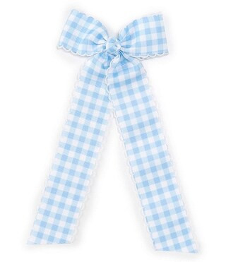 Edgehill Collection x The Broke Brooke Girls Gingham Hair Bow | Dillard's | Dillard's