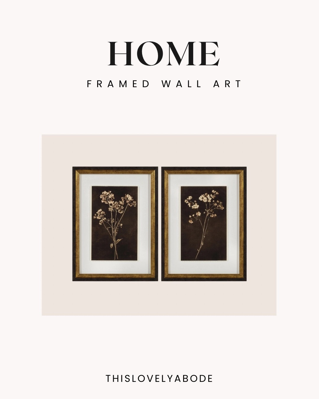 Gorgeous framed wall art that comes in a set of 2!
#mytexashouse #framedwallart #homedecor

#LTKHome