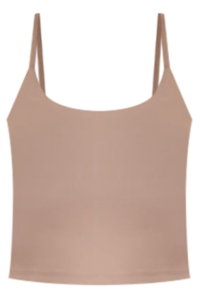 Let's Seize The Day Taupe Bra Top | Pink Lily