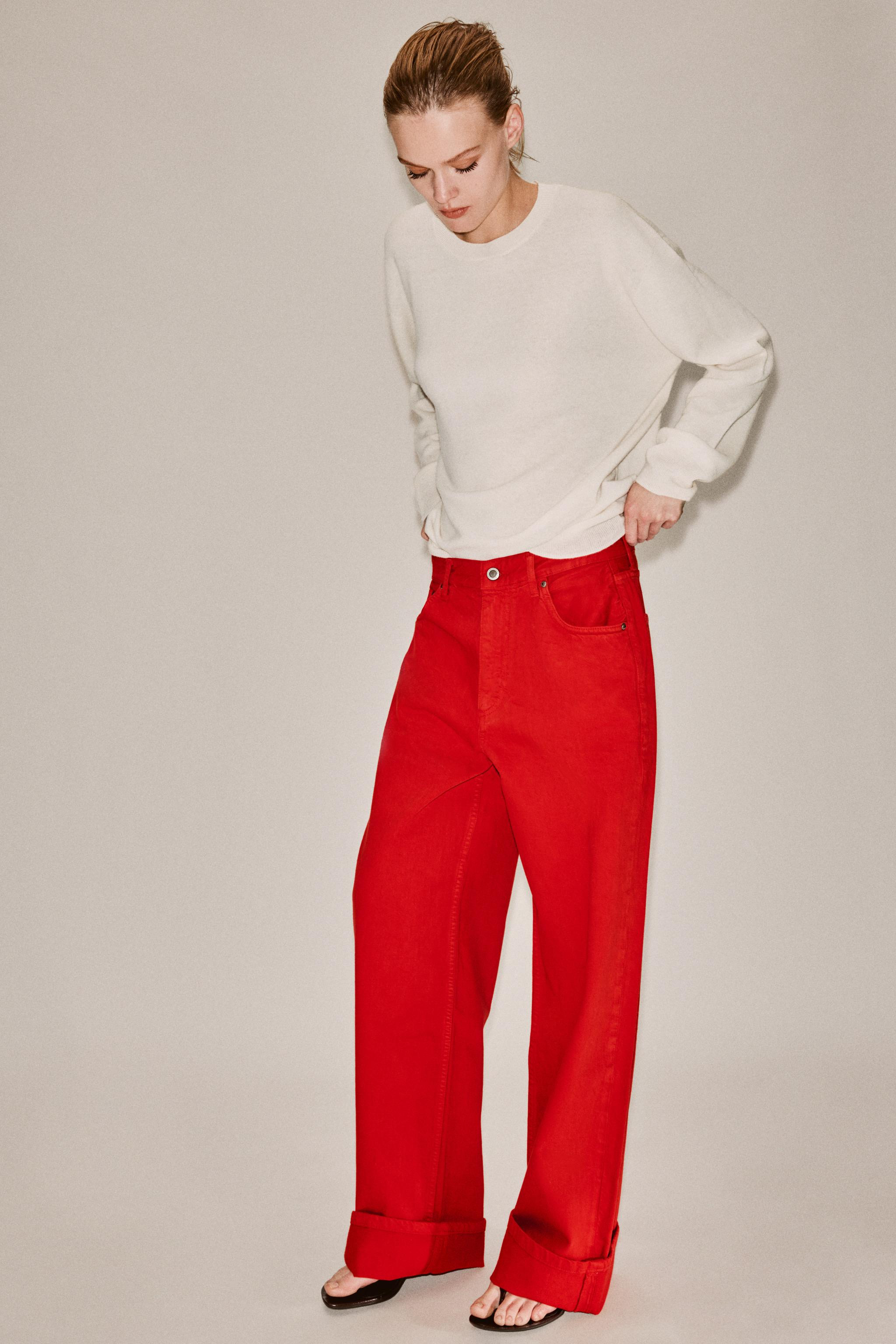 ZW COLLECTION MID-WAIST BAGGY JEANS | Zara AU