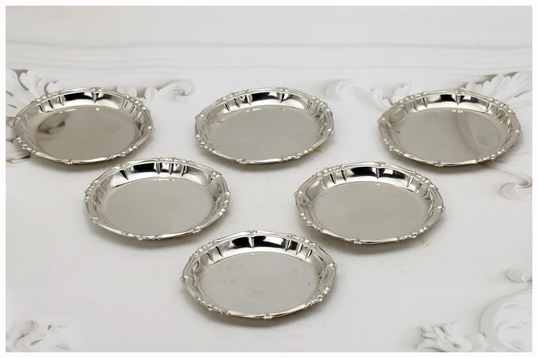 Vintage Set Six Alfra Alessi Stainless Steel Coasters, Wine Placemats, Ornate Table Decor, Drinks... | Etsy (US)