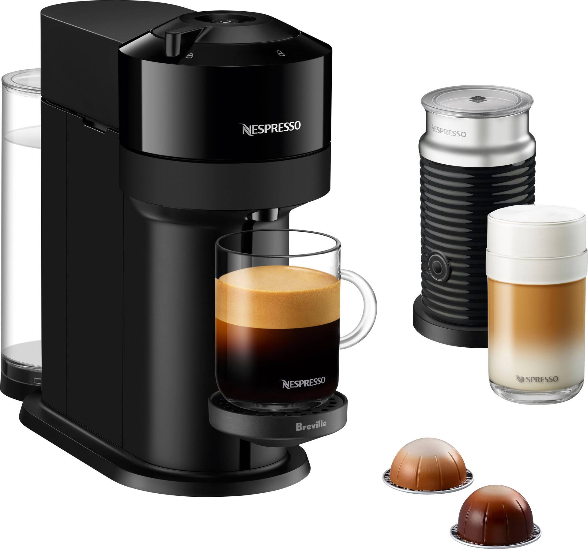 Breville Nespresso Vertuo Next Single Serve Coffee Maker with Aeroccino in Limited Edition Glossy... | Best Buy U.S.