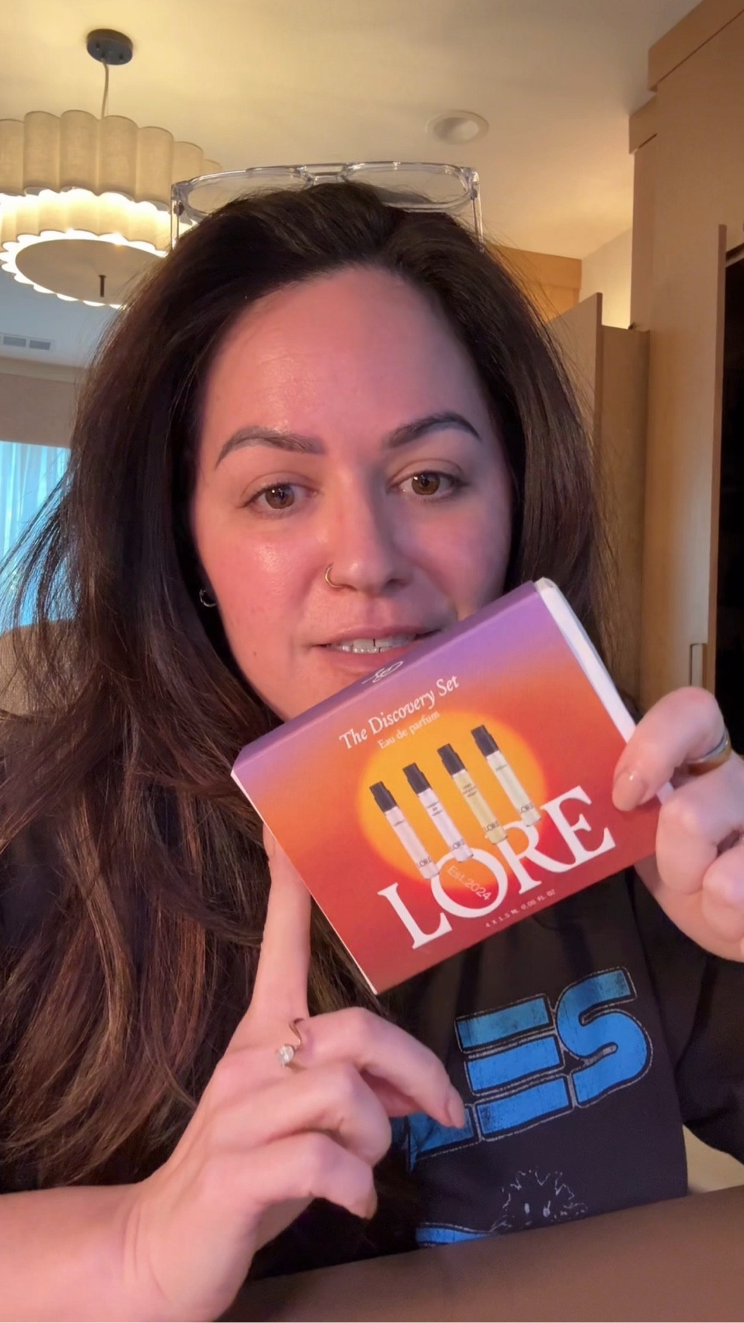 Some scents don't smell like a thing. They smell like a place.
This one put me in a hotel lobby — grand chandeliers, beautiful tile, flowers on a center table — somewhere I've never actually been.
But the wild part? It felt like I belonged there.
Luxury that's still warm. Beautiful that's still home.
That's Somewhere But Nowhere. And honestly... I want to bathe in it. 
Sentimental series: four scents, four places I've never been — but somehow remember.


#LTKMidsize #LTKSeasonal #LTKBeauty