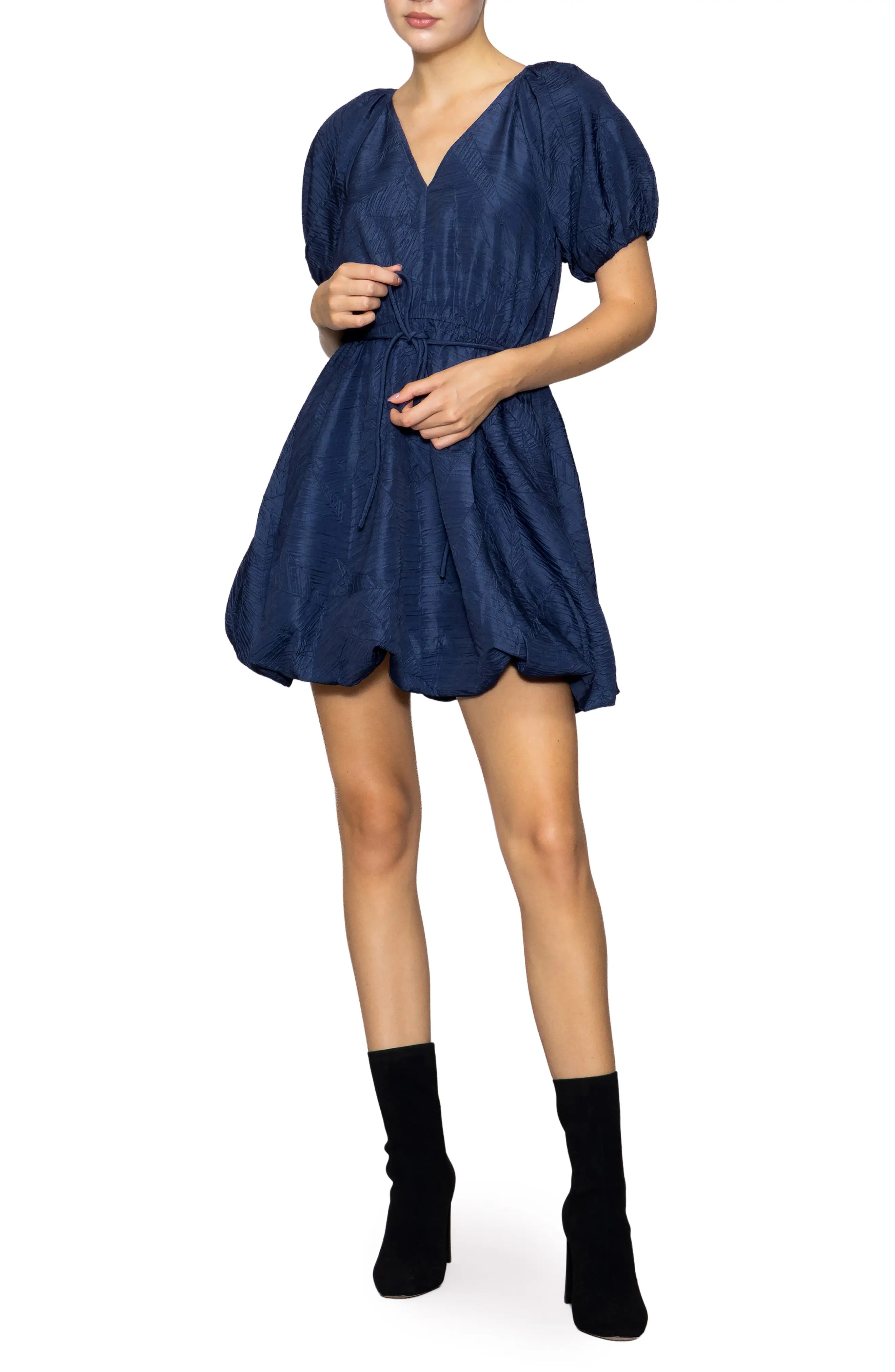 Tie Waist Bubble Minidress (Women) | Nordstromrack | Nordstrom Rack