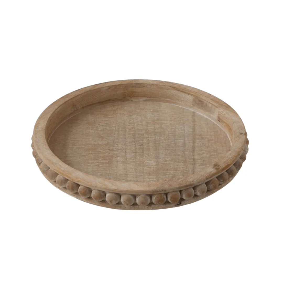 Decorative Wood Ball Tray | Megan Molten
