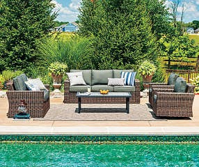 Wilson & Fisher Shadow Creek 5-Piece Patio Furniture Set | Big Lots!