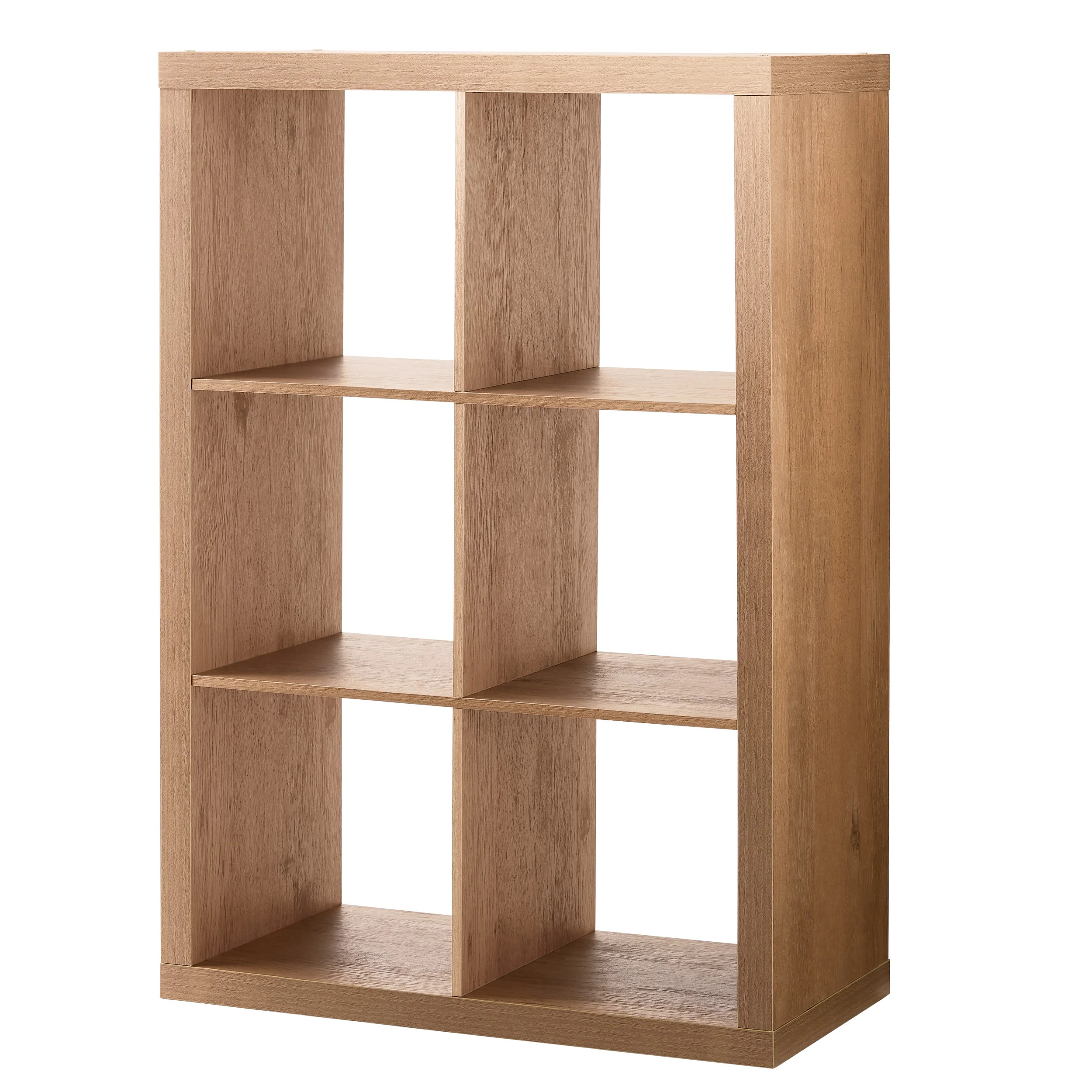 Better Homes & Gardens 6-Cube Storage Organizer, Natural - Walmart.com | Walmart (US)