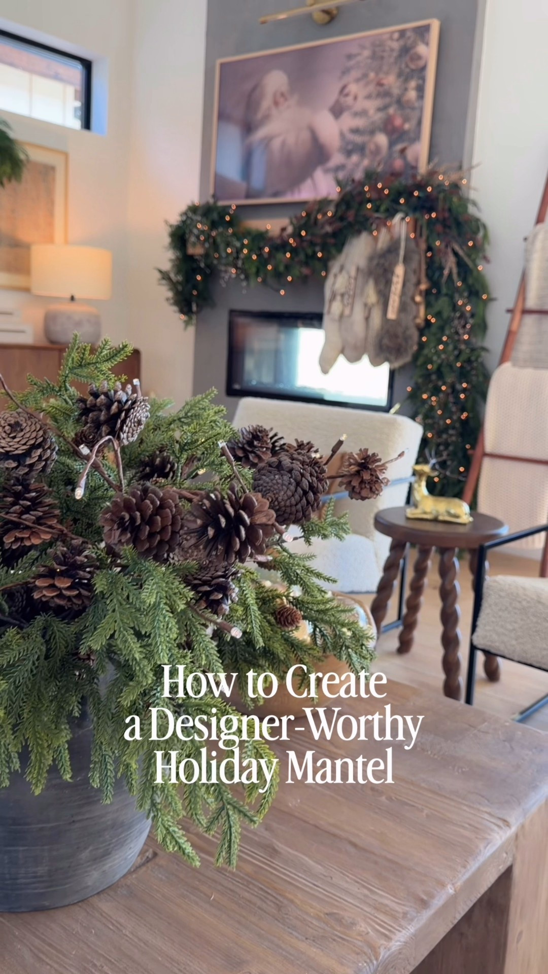 If you want a designer-worthy Christmas mantel, the magic is in layering — depth, texture, and light.
I started with two garlands, then added stems and picks from Darby Creek to give it that full, dimensional, luxury greenery look. The final touch that makes it feel expensive every time? The twinkle lights from Pottery Barn. They add movement, warmth, and that soft holiday glow you see in high-end homes.

To recreate this look:
• layer 2–3 different garlands
• add picks for shape + volume
• tuck in lights for depth and sparkle
• keep tones cohesive (neutral, gold, bronze, etc.)

If you’re searching for mantel Christmas decor ideas, high-end holiday garlands, luxury Christmas styling, or the best pieces for that designer holiday mantel, I linked everything for you in LTK.


#LTKHoliday #LTKCyberWeek #LTKHome
