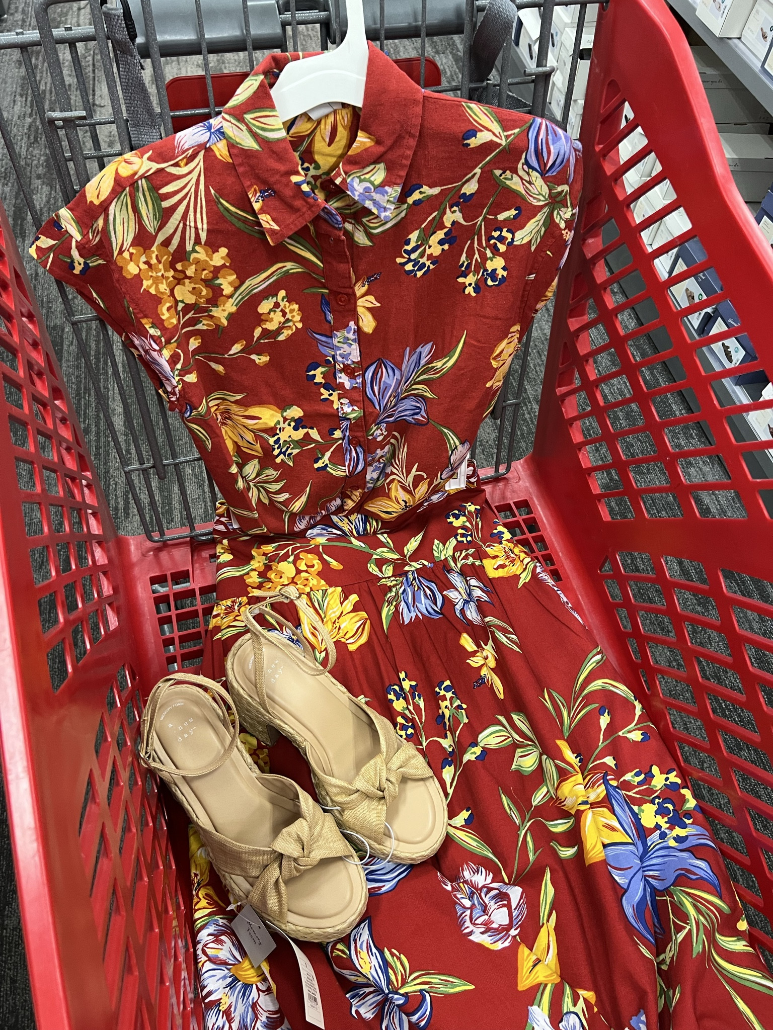 Linen rayon button down shirt and matching skirt at Target! Spring outfit idea. #targetstyle 

#LTKSaleAlert