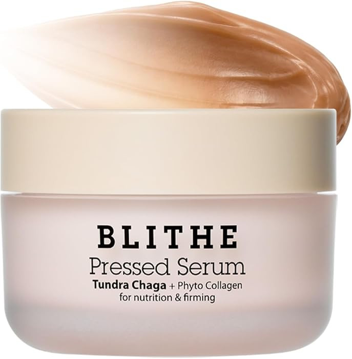 BLITHE Pressed Serum Tundra Chaga With Peptide & Collagen | Korean Moisturizer | Anti Aging Cream... | Amazon (US)