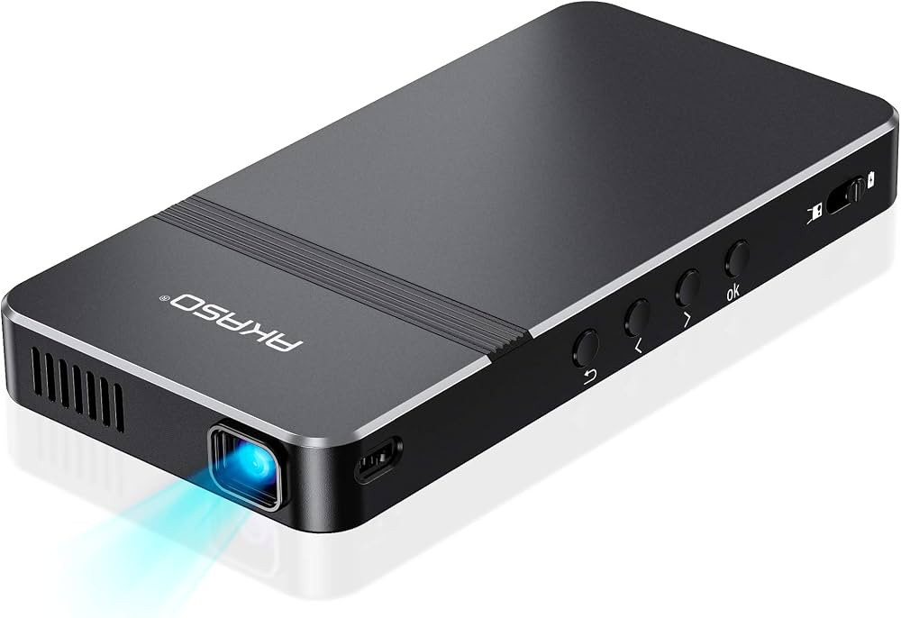 AKASO Mini Projector, Pocket-Sized DLP Portable Projector, 1080P Cookie Projector , Support HDMI ... | Amazon (US)