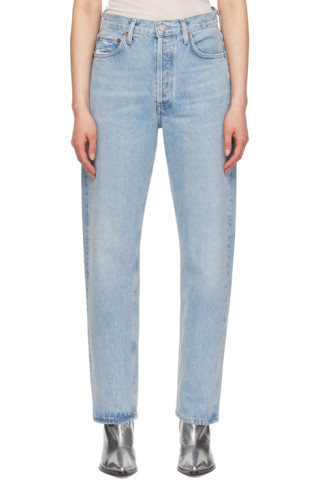 Blue 90's Jeans | SSENSE