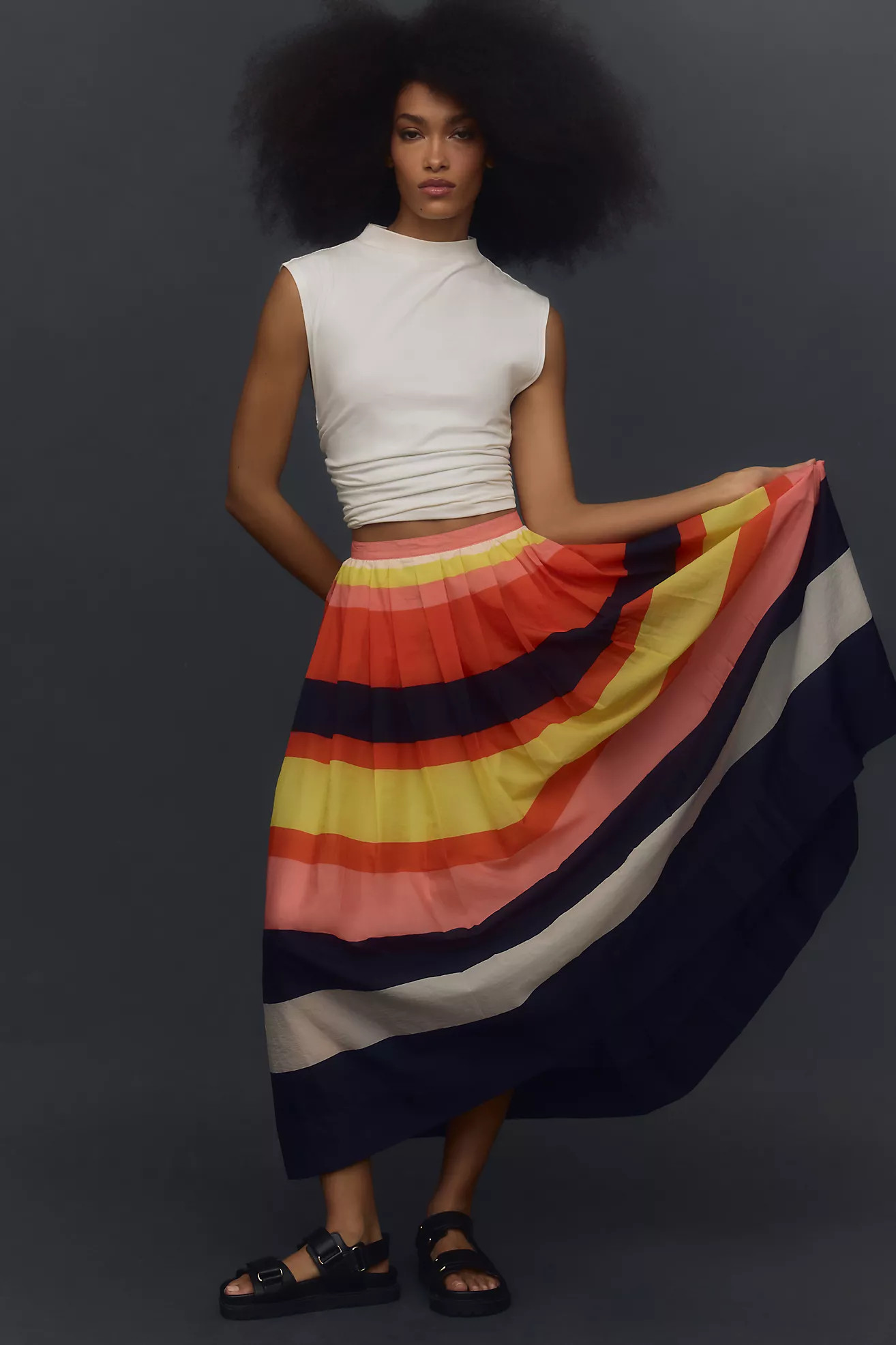 Maeve A-Line Maxi Skirt | Anthropologie (US)