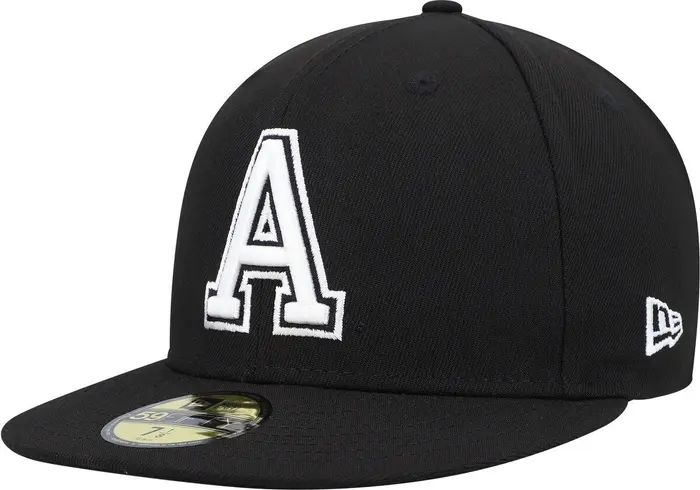 Men's New Era Army Black Knights Black & White 59FIFTY Fitted Hat | Nordstrom