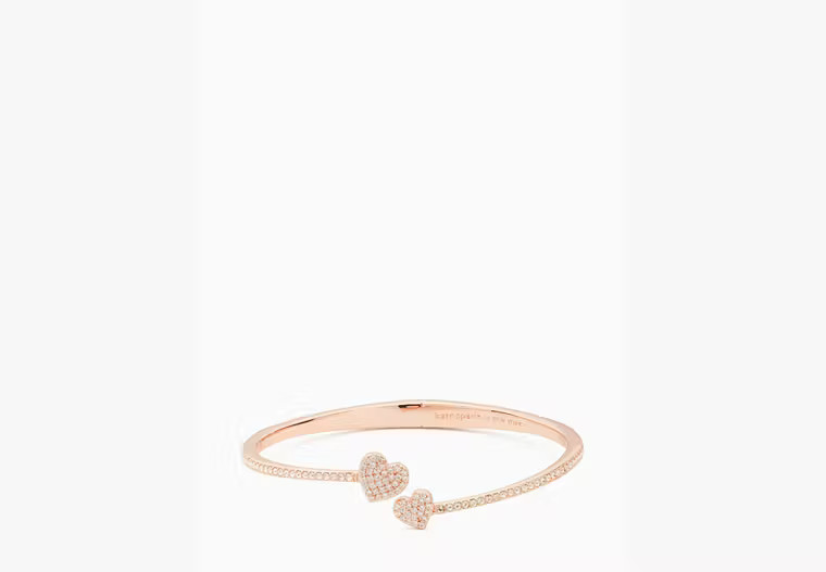 Yours Truly Pave Open Hinge Cuff | Kate Spade Outlet
