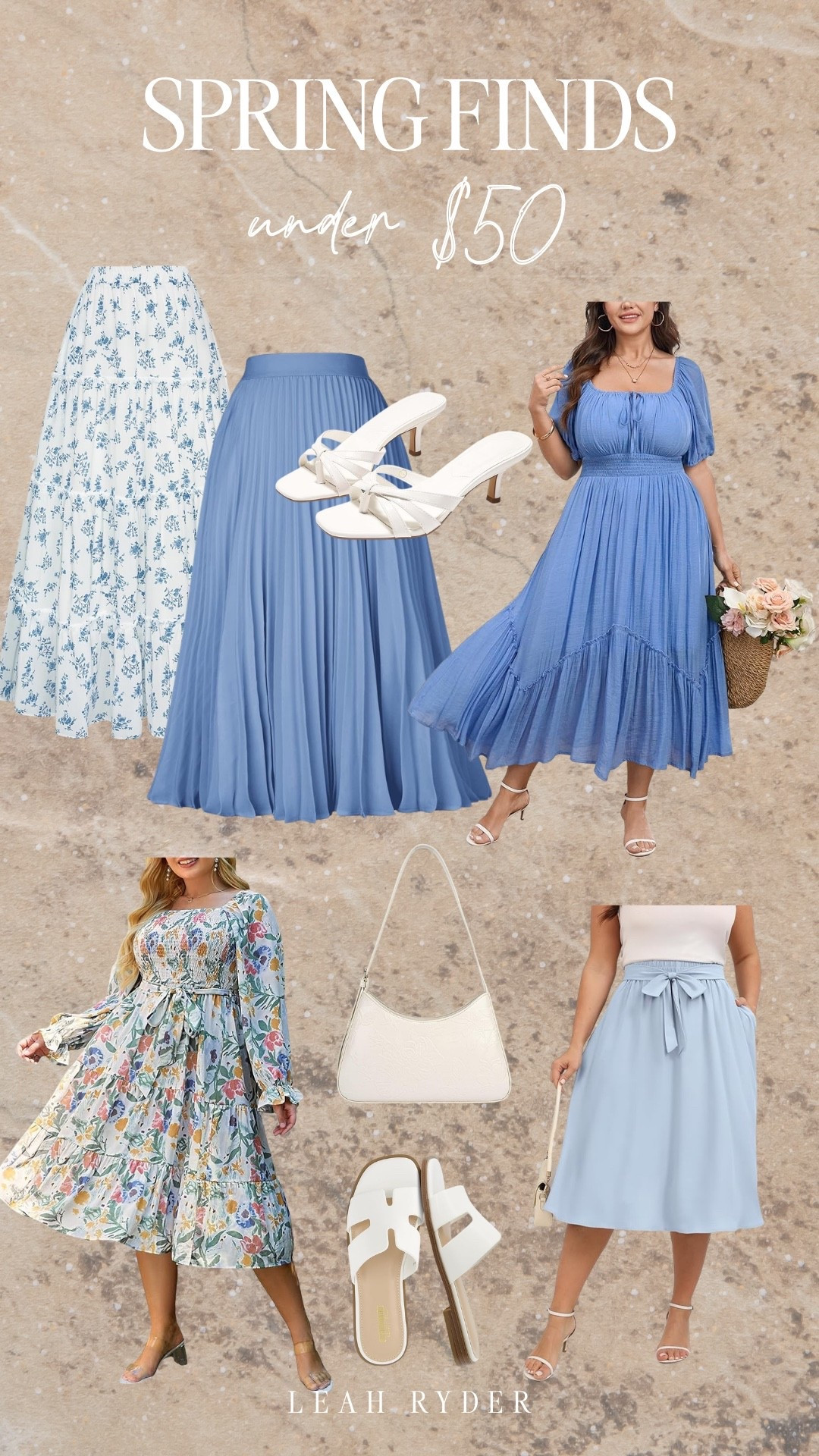 Affordable spring finds under $50 including dresses, skirts, handbags, and everyday spring outfit essentials. This roundup features budget-friendly spring fashion like floral midi dresses, pleated skirts, casual heels, and cute accessories that are perfect for brunch, spring events, and everyday outfits. If you’re looking for affordable spring outfits and fashion under $50, these pieces are stylish, versatile, and easy to mix and match.


#LTKTravel #LTKSeasonal #LTKPlusSize