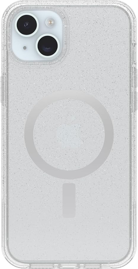 OtterBox iPhone 15 Plus and iPhone 14 Plus Symmetry Series Clear Case - Stardust (Clear/Silver), ... | Amazon (US)