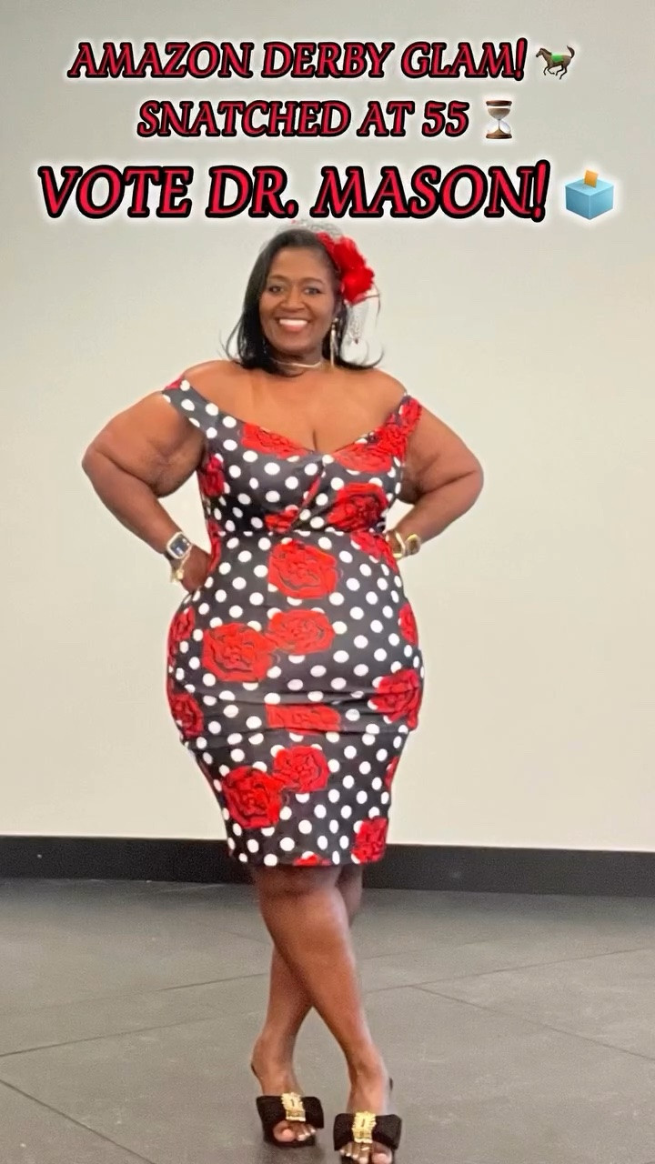 Good morning, my beautiful MikoBelles! 👑

Today is a very special OOTD because I’m heading out to support my dear friend, Dr. Richard Mason for Hampton City School Board, for his Kentucky Derby Campaign Kickoff for Hampton City School Board! 🎓🐎

I wanted a look that was sophisticated, festive, and—of course—snatched! This ​⁠ off-the-shoulder pencil dress features a classic polka dot print mixed with bold red roses, giving major vintage vibes. I’ve paired it with a matching red floral fascinator and these chic black bow-detail mules to complete the Derby aesthetic.

Outfit Details:
• The Piece: ​⁠ Polka Dot & Rose Off-the-Shoulder Dress ​⁠ @amazon 
• The Headwear: Red Floral and Mesh Fascinator ​⁠ ​⁠ @amazoninfluencerprogram 
• The Shoes: Gianni Bini​⁠ Black Bow-Detail Open-Toe Mules ​⁠ ​⁠​⁠ @dillards 
• The Bling: Gold Bracelet ​⁠ ​⁠ @sheinofficial 
• The Vibe: Community Leader, Polished, and Empowered.

Style Tip: For a themed event like a Derby kickoff, choose one bold pattern—like these roses—and pull your accessory colors (red and black) directly from it to keep the look cohesive.

Are you a fan of the Derby style? Let’s show some love for Dr. Mason in the comments! 👇🏾
 
#MikoBelles #AmazonFashion #KentuckyDerbyStyle #StyleOver50 #HamptonCitySchools DrRichardMason CampaignOOTD Snatched FashionOver50 GrownWomanStyle OOTDShorts CurvyFashion amazon amazonhaul dillards giannibin