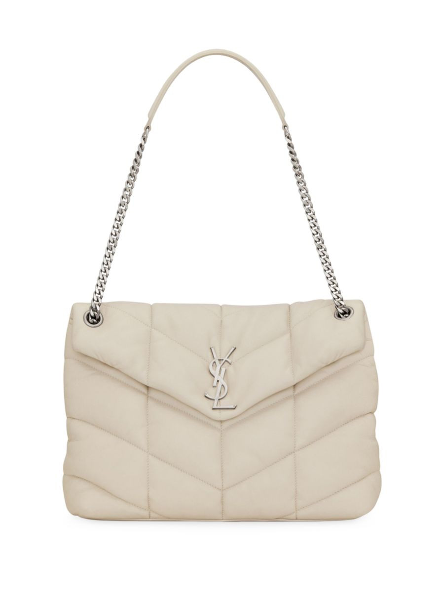 Puffer Medium Chain Bag in Quilted Lambskin | Saks Fifth Avenue